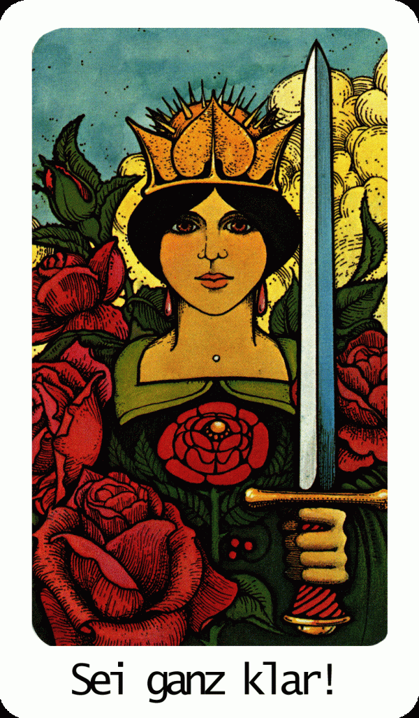 Ihre Tarotkarte Schwert Königin Erich Bauer StarAstrologe